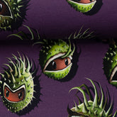 Reststück : 1,10m - French Terry Chestnut Friends Kastanien by Thorsten Berger pflaume